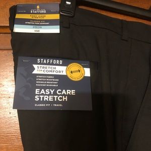 Men’s Stafford Black Slacks